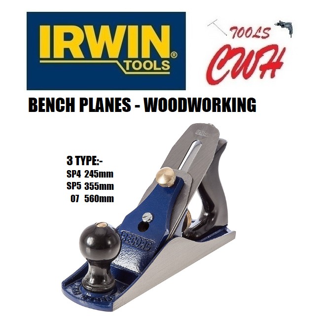 IRWIN BENCH PLANES WOODWOKING SP4 SP5 07 RECORD WOOD PLANE PLANER