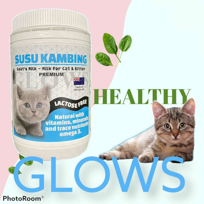 Goat milk PREMIUM 250g untuk kucing/anak kucing ✨GLOWS✨ susu kambing