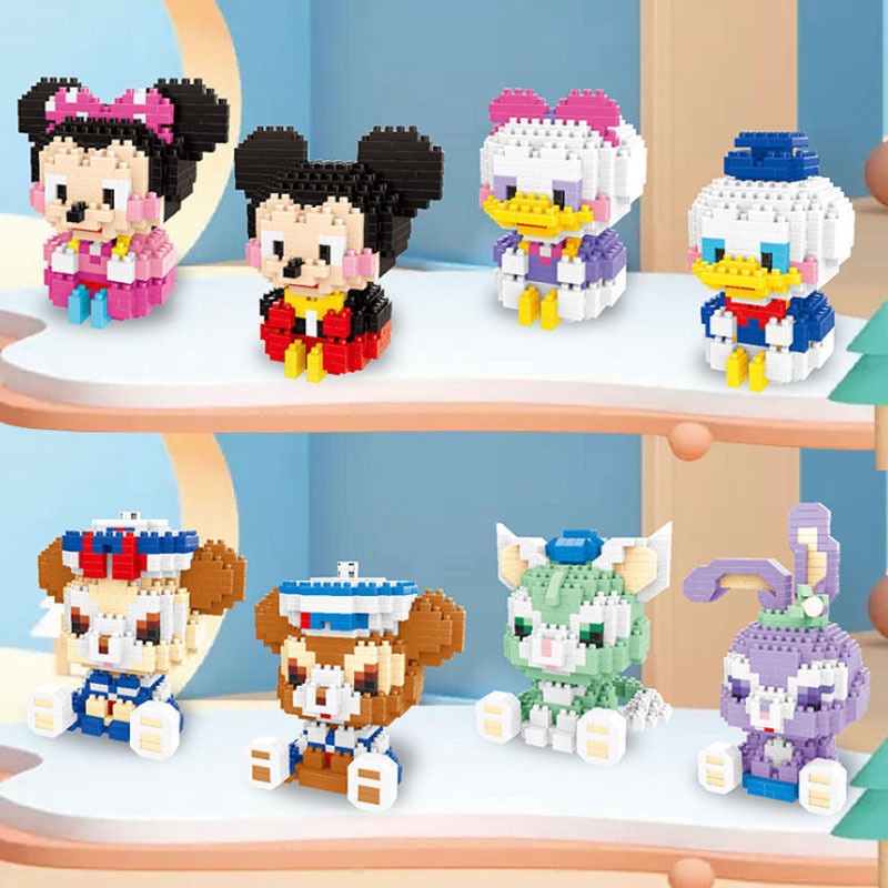 🔥 READY STOCK 🔥 Nano Block Disney Diy Micro 3d Diamond Assembled Small ...