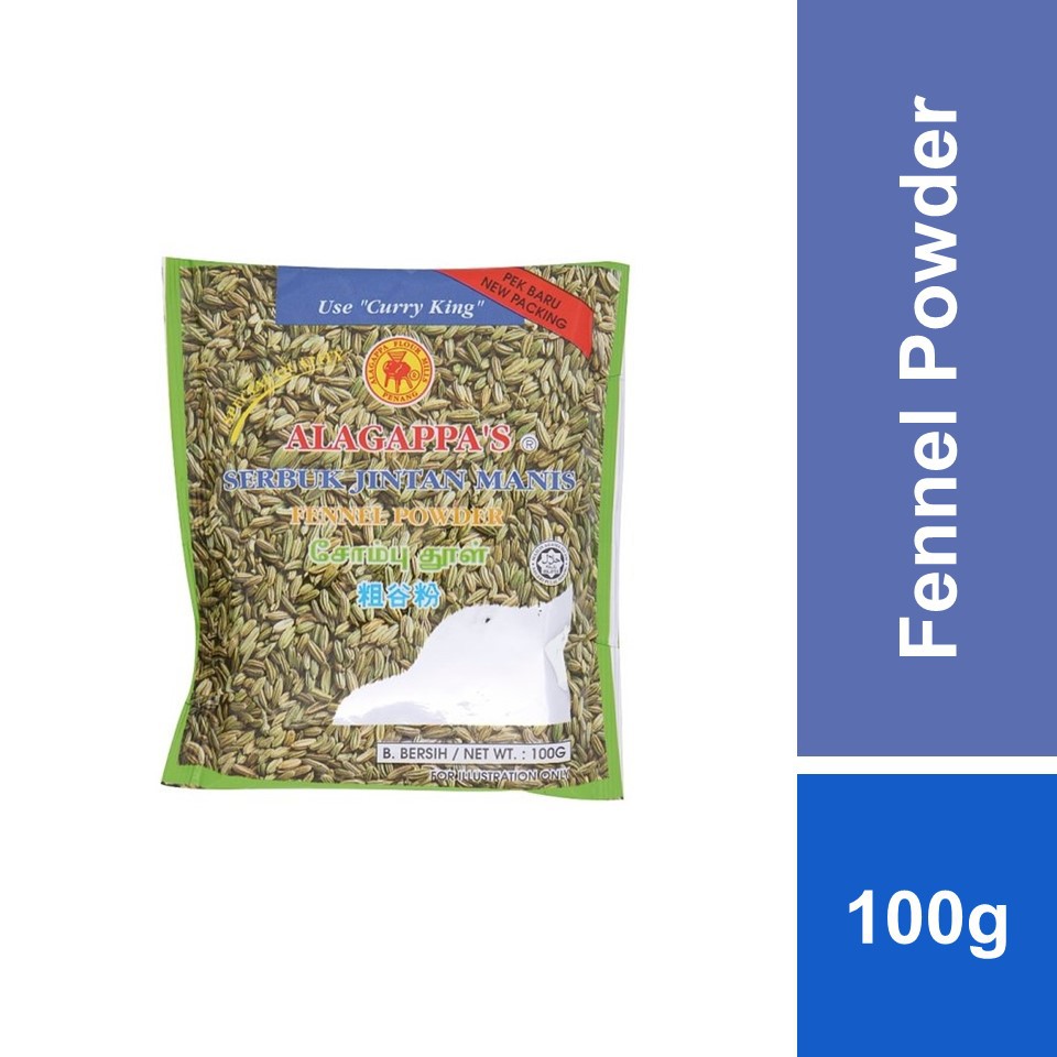 Alagappa'S Fennel Powder 100g Shopee Malaysia