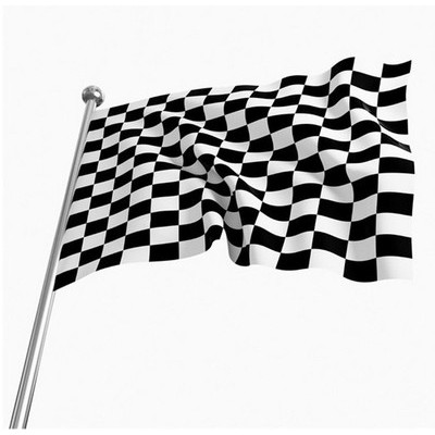 Large Racing Checkered Flag Home Decor Polyester High Quality Finish Line Banner