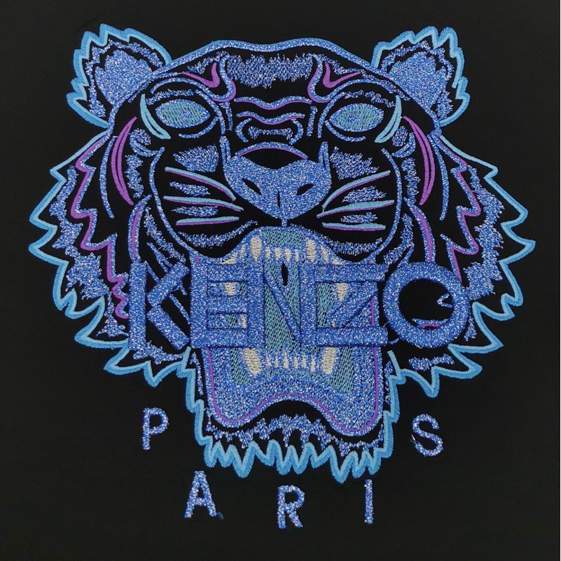 Kenzo Clothing Spring And Summer Cotton T Shirt Tiger Head Embroidery Short Sleeve S Xxl Shopee Malaysia