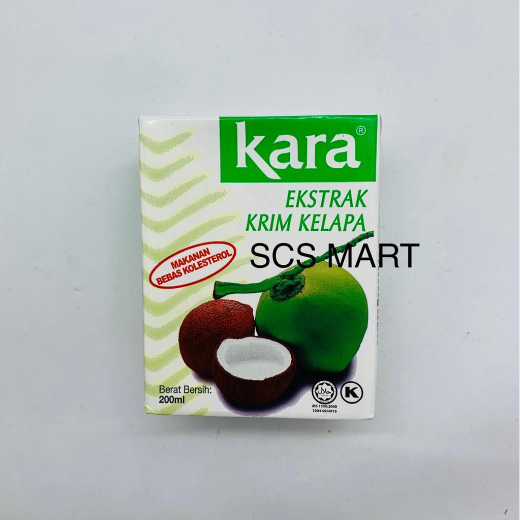 Kara Coconut Cream Extract 1000ml/200ml Ekstrak Krim Kelapa Cap Kara