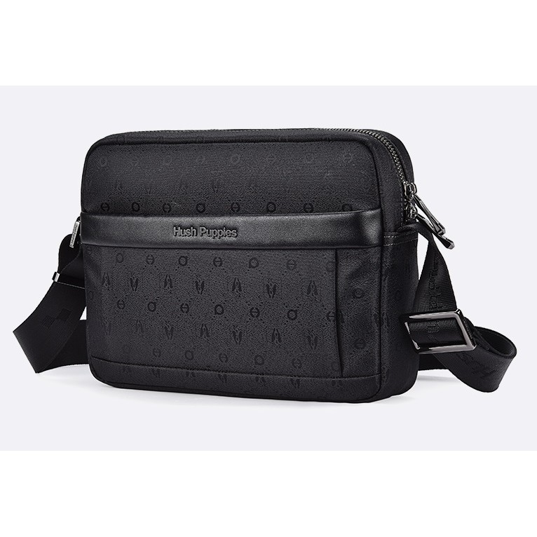 Hush Puppies 2021JUL - Black Belief Sling Bag for men | Shopee Malaysia