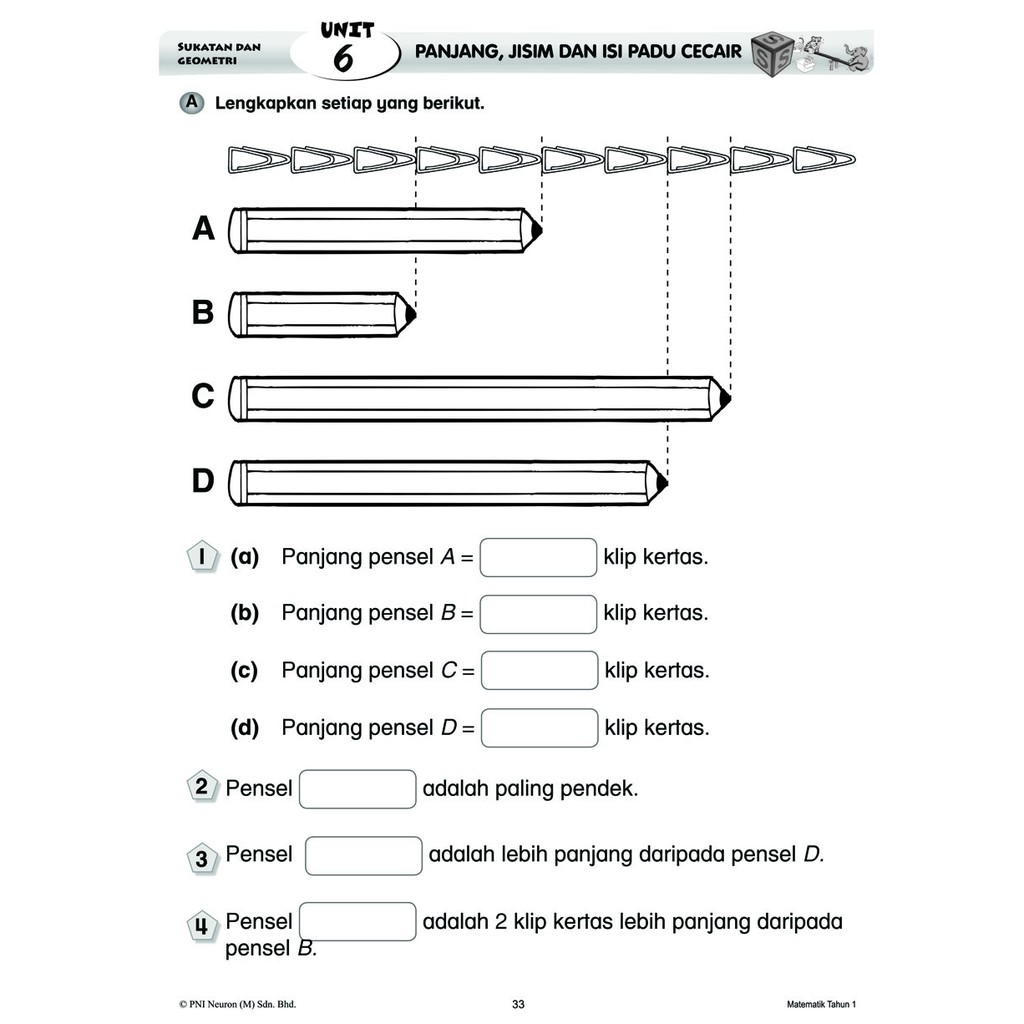 Latihan Matematik Tahun 2 2020 Latihan Topikal Matematik Tahun 2