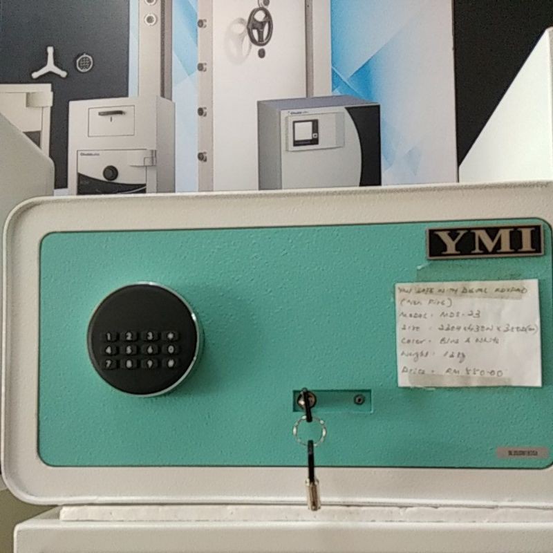  Peti besi  YMI MDS 23 safe box Korea digital number 13kg 