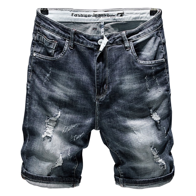 grey torn jeans
