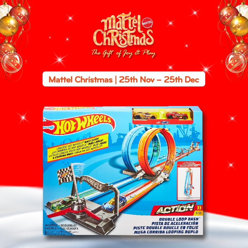 hot wheels double loop dash tesco
