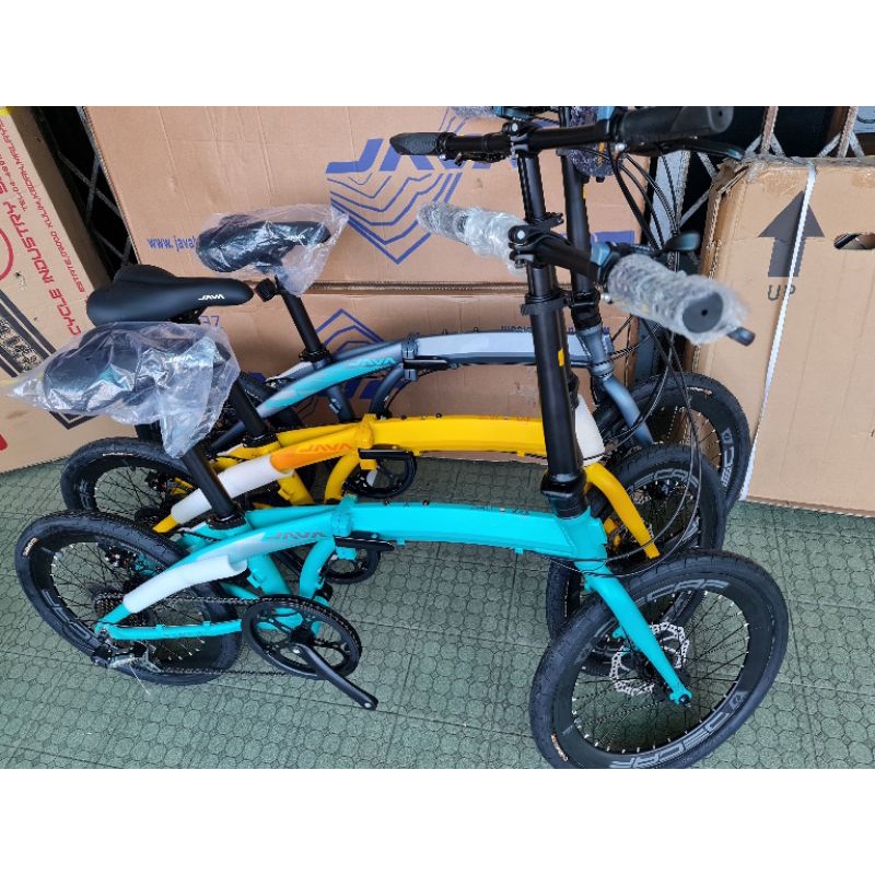 Java Zelo 20 Folding Bike 1x7speed Shopee Malaysia