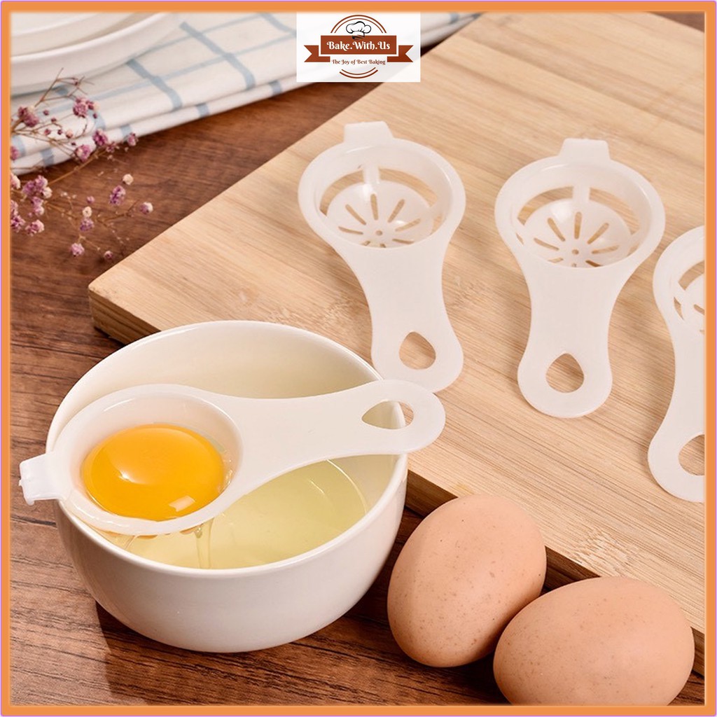 Egg Separator Egg White Yolk Sifting Holder Egg Divider Kitchen Accessory Alat Pemisah Telur Kuning