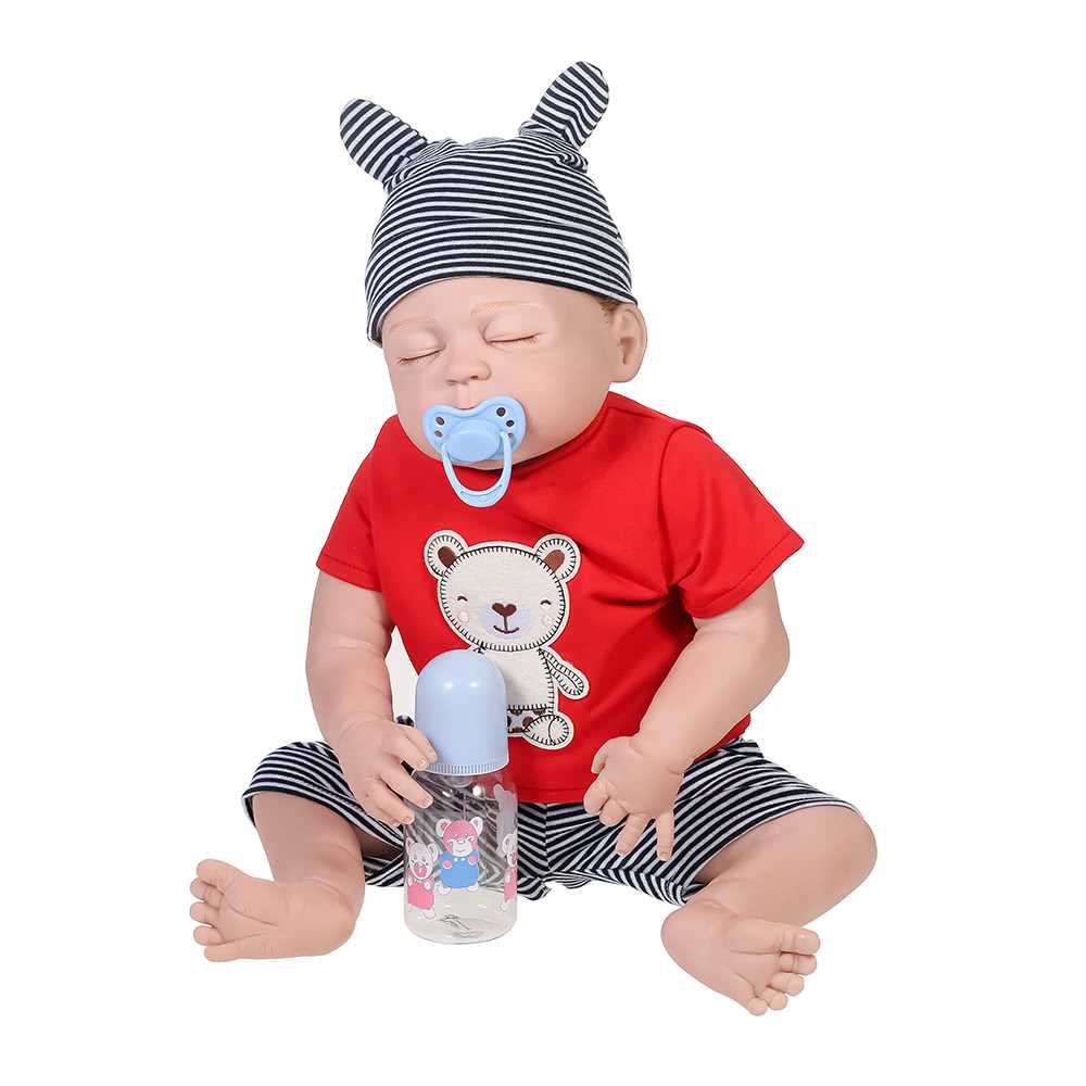 boy reborn dolls eyes closed