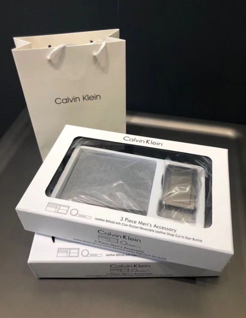 calvin klein 3 piece men's accessory