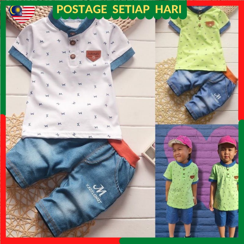 BOY SET Baju + Seluar (Ready stock) | Shopee Malaysia