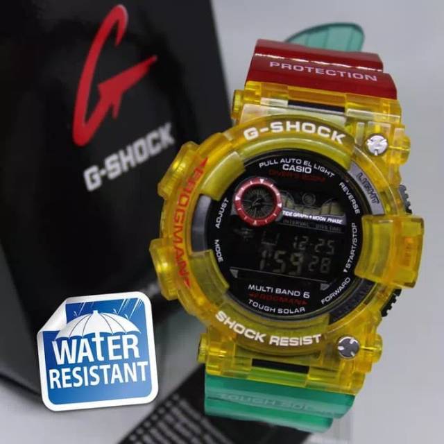 g shock frogman transparent