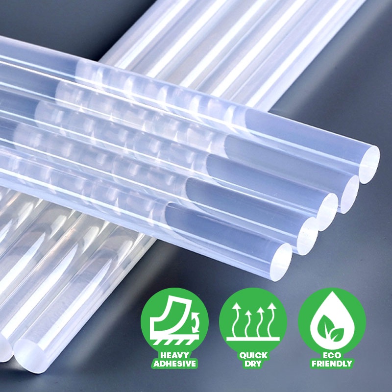 11mm/7mm Hot Melt Glue Rod High Viscosity Non-Toxic Translucence Transparent Clear Strong Adhesive for Homemade Craft