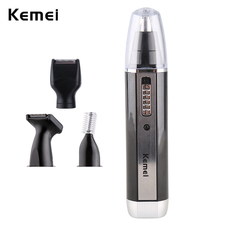 Kemei KM6630 4 in 1 Electric Nose Ear Hair Trimmer Rechargeable Trimmer