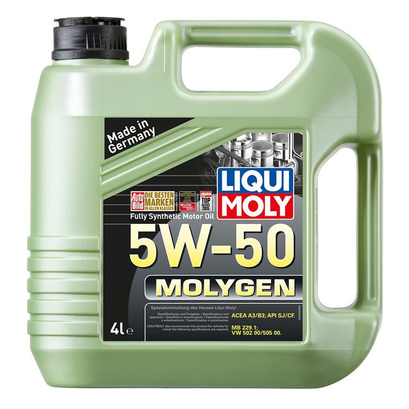 Liqui Moly Fully Synthetic Molygen 5W50 High Performance Racing Engine ...