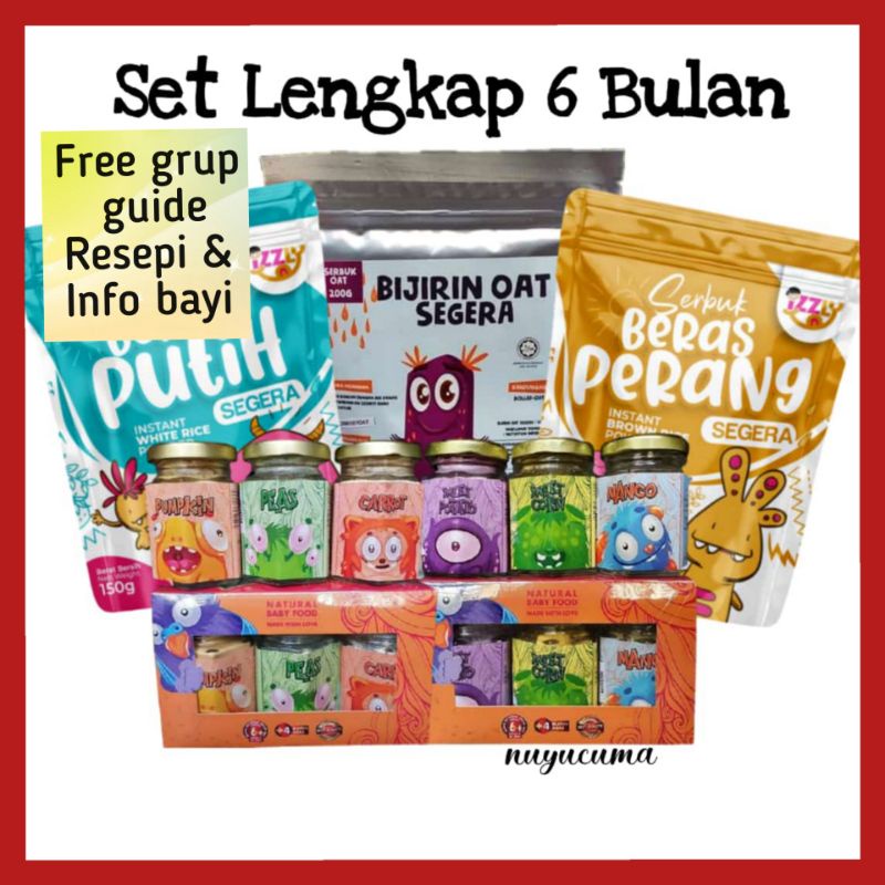 BEST SELLING] set makanan bayi 6 bulan izliyah kitchen izzly 