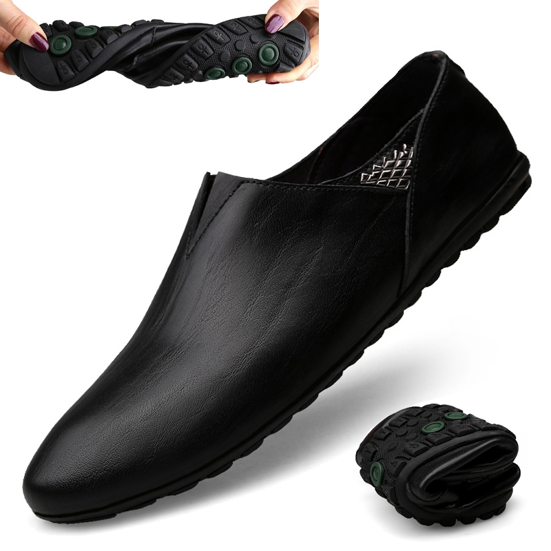 soft leather driving shoes