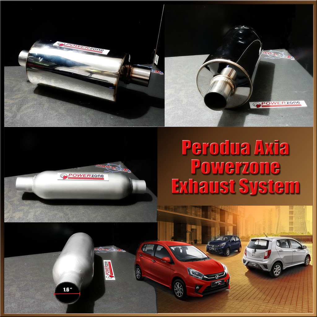 PERODUA AXIA EXHAUST FULL SYSTEM | Shopee Malaysia
