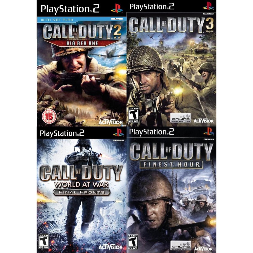 call of duty ps2 games