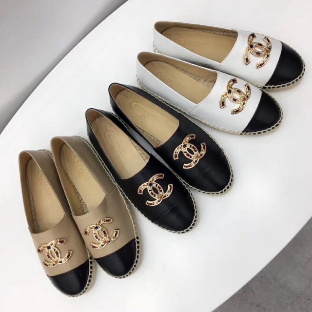 chanel slip on shoes