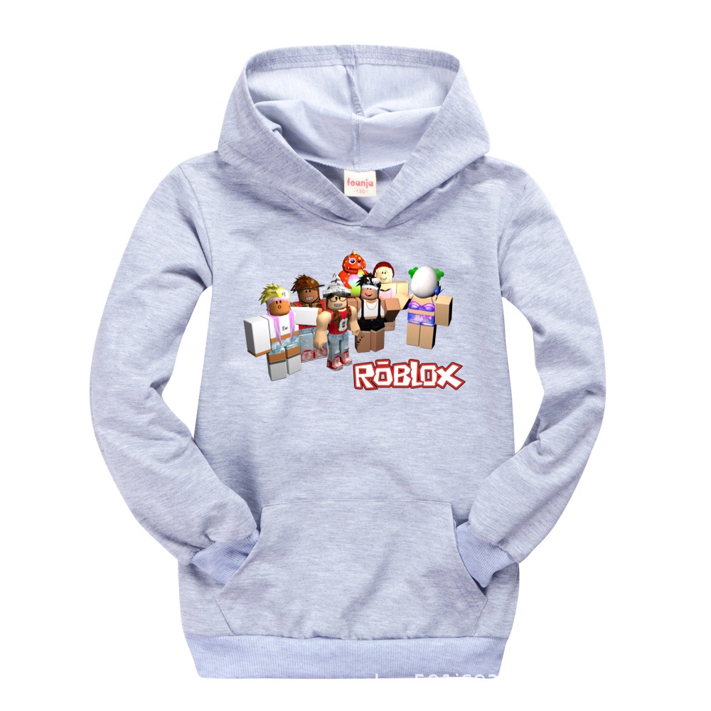 Roblox Fashion Kids Unisex Boys And Girls Hoodies With Pocket Long Sleeve Pullover Hoodiess For Boys And Girls Cute Lovely Cartoon Sweatshirt For 7 9 11years Kids Shopee Malaysia - hoodies teen kids girl boy roblox print cartoon sweatshirt pocket pullover hoodie for cartoon 120cm amazon co uk clothing