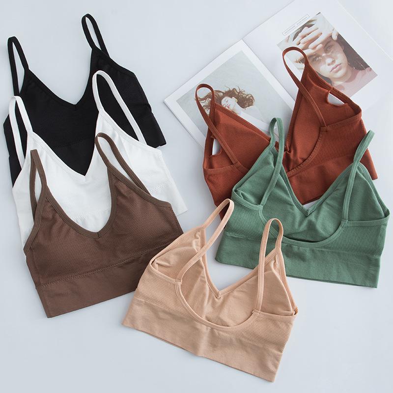 All of me Sports Bra Cotton U Underwear Wireless Women's Bra Shopee Malaysia
