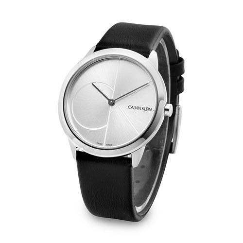 ck minimal watch black