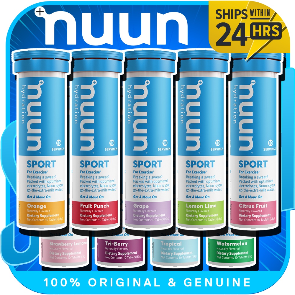 Nuun Sport ElectrolyteRich Sports Drink Tablets, Lemon Lime / Fruit