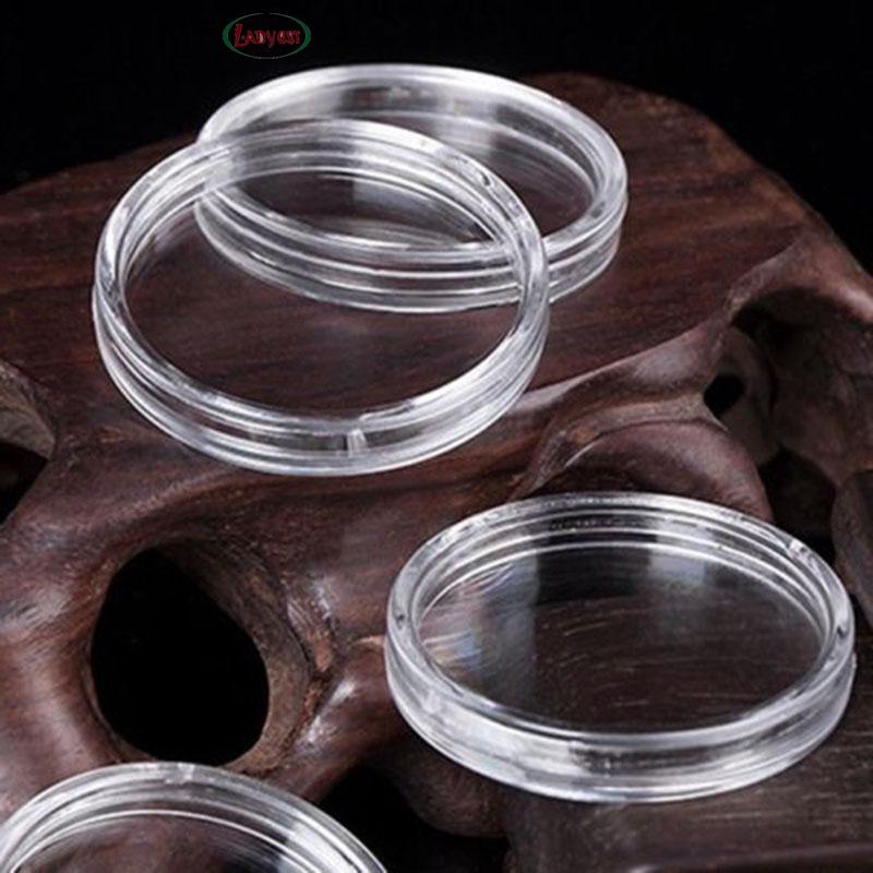 Details about   100pcs Clear Coin Capsules Containers Boxes Holders 40.6mm US STOCK 