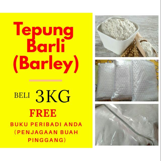 Tepung Barli Organik (Barley Flour) | Shopee Malaysia