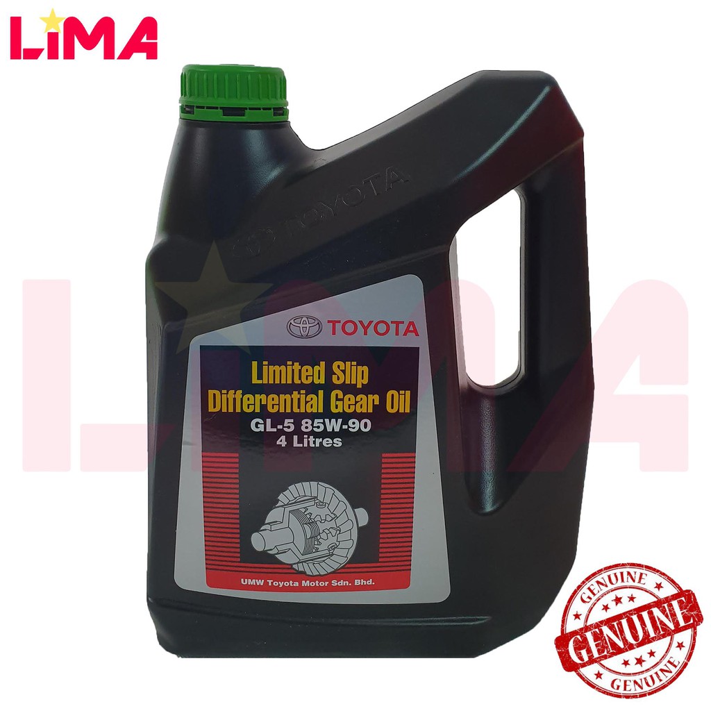 TOYOTA 85W90 GL5 REAR AXLE GEAR OIL 4L *ORIGINAL* Shopee Malaysia