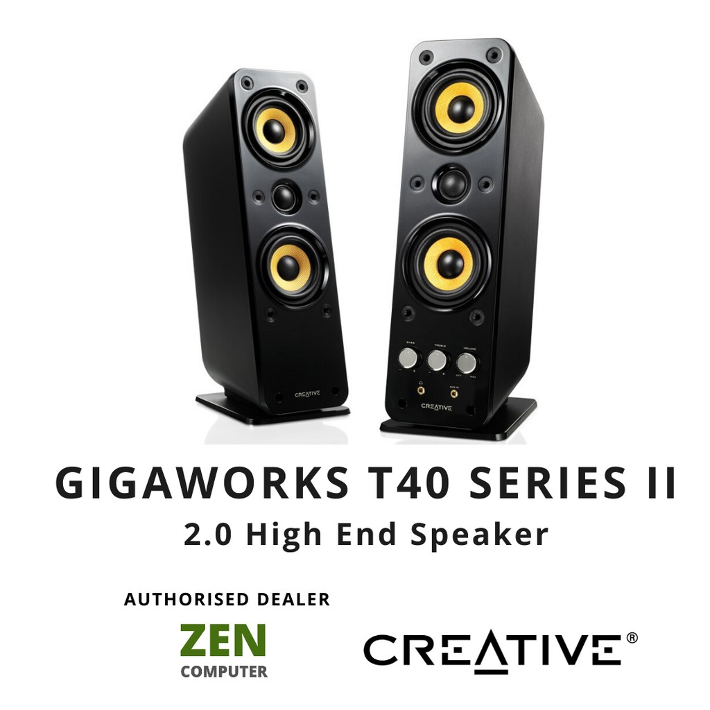 creative t40 series ii
