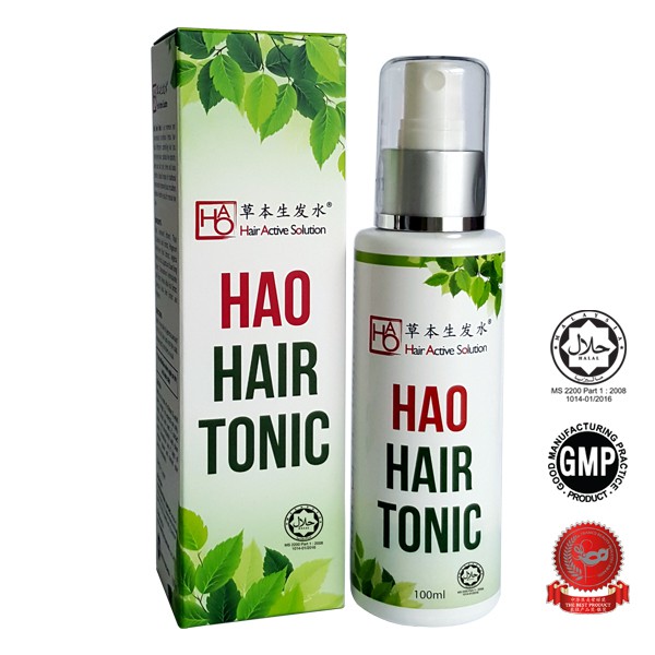 HAO Hair Tonic 100ml (HALAL)---Expired 05/2027- Latest stock