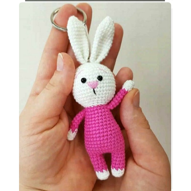 handmade keychain bunny crochet Shopee Malaysia