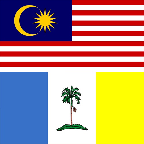 (Waterproof) 3x6 Bendera Malaysia and Pulau Pinang Flag 2pcs Combo *READY STOCK*
