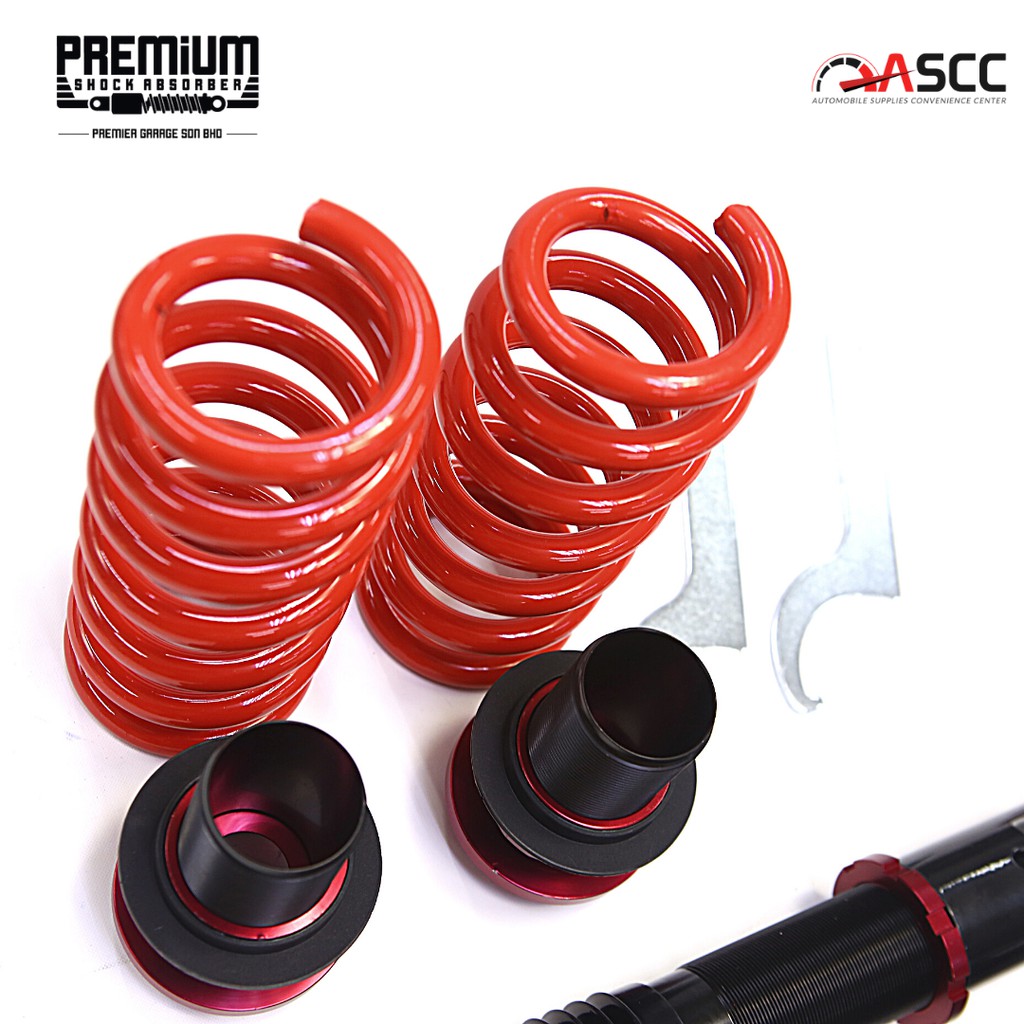 Premium P6 Honda Jazz Ge 2008 2014 High Low Soft Hard 32 Steps Adjustable Shock New Pgmall