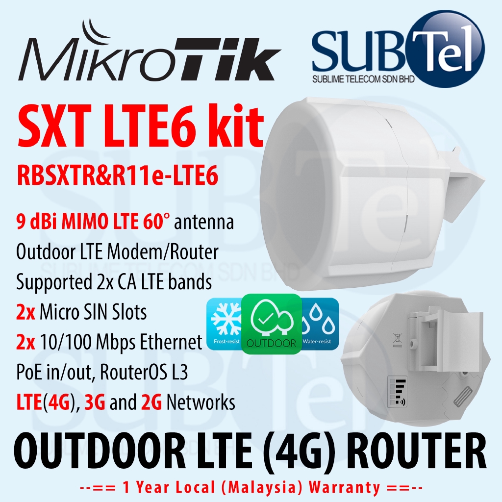 4g роутер mikrotik sxt lte kit настройка и подключение видео