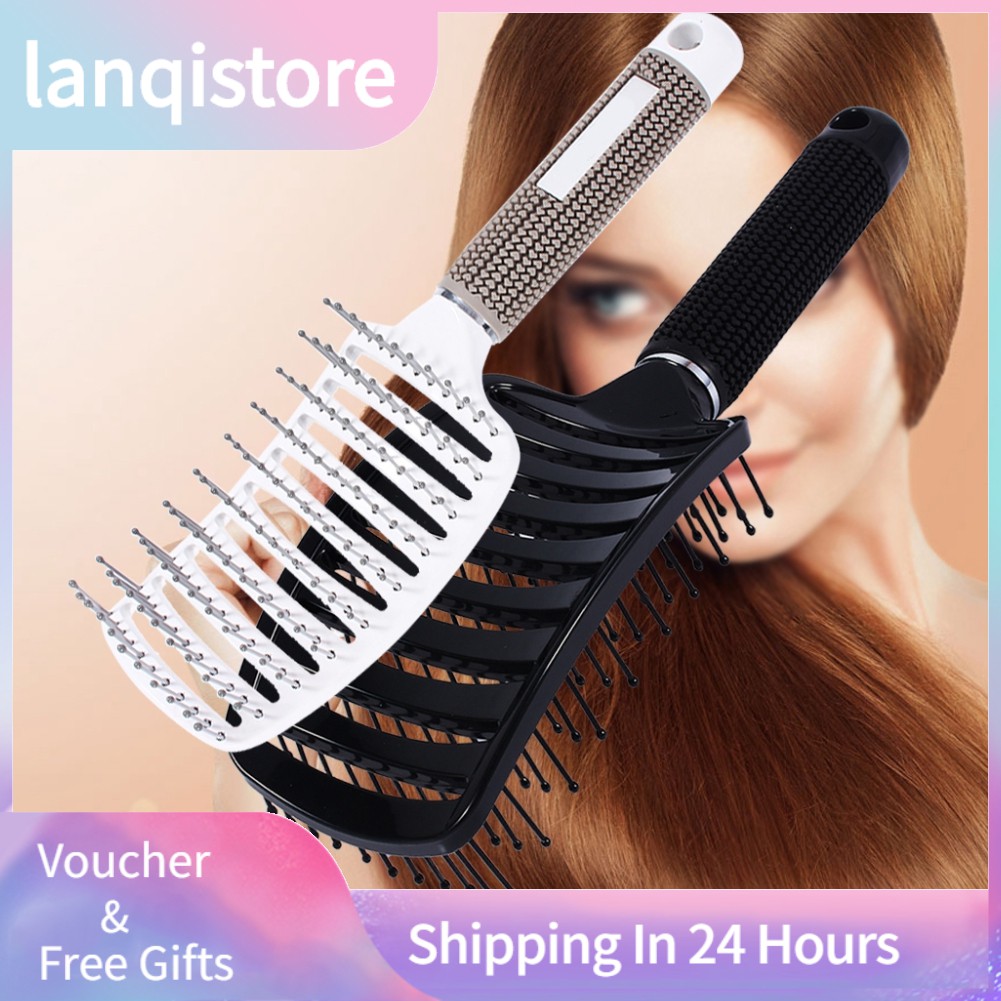 curved hair comb