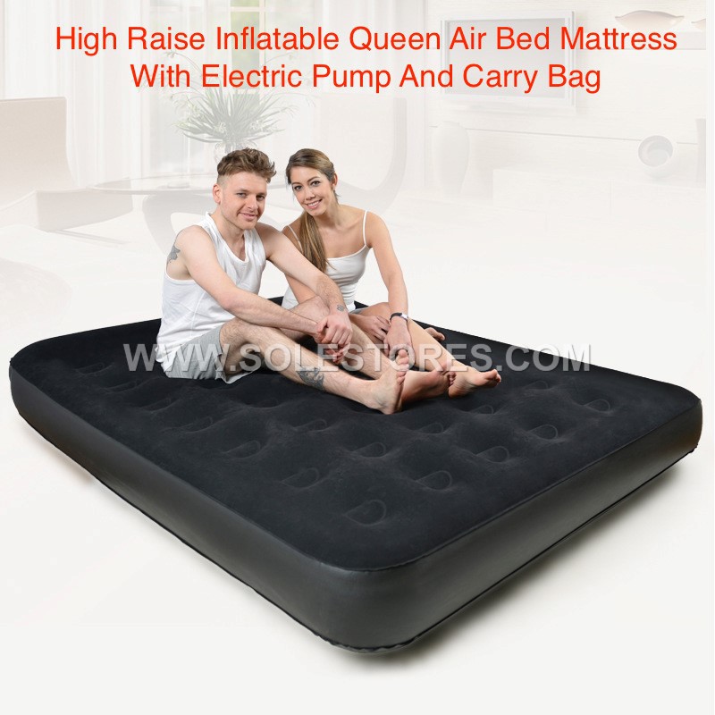 High Raise Inflatable Queen Air Bed, How To Raise A Queen Bed