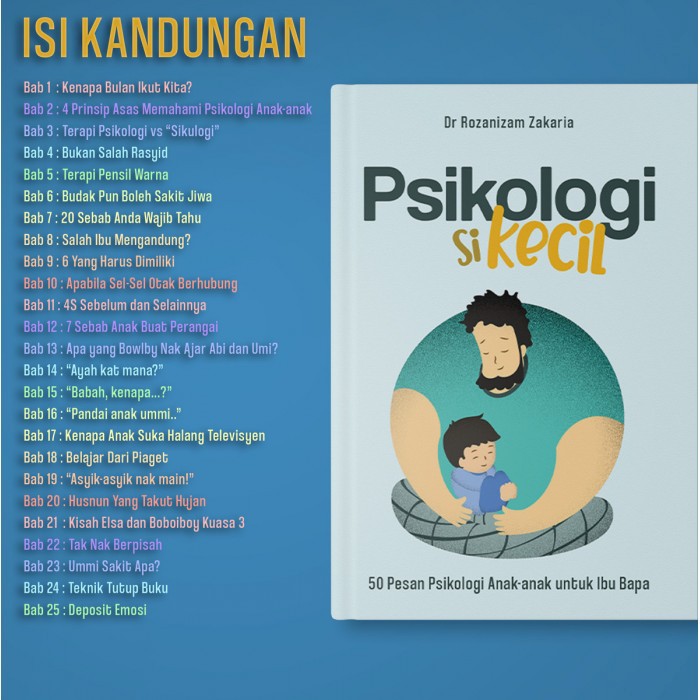 Buy READY STOCK (KF) PSIKOLOGY SI KECIL - 50 PESAN PSIKOLOGY ANAK 