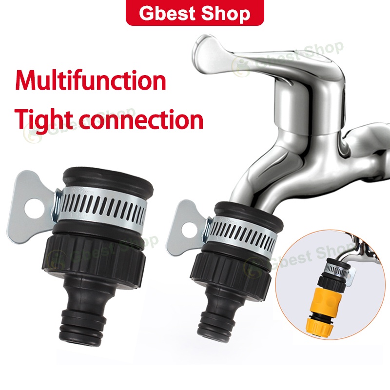 1/2"&3/4" Multi Pacifier Connector Garden Watering Hose pipe nozzle Quick Home Kitchen Bathroom Universal Faucet Adapter