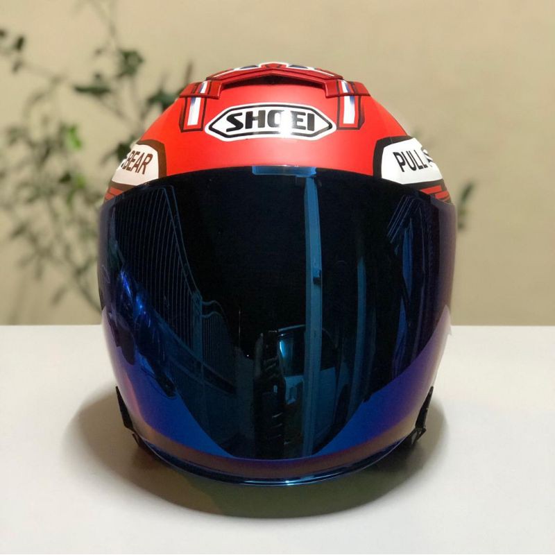 shoei x 14 iridium visor