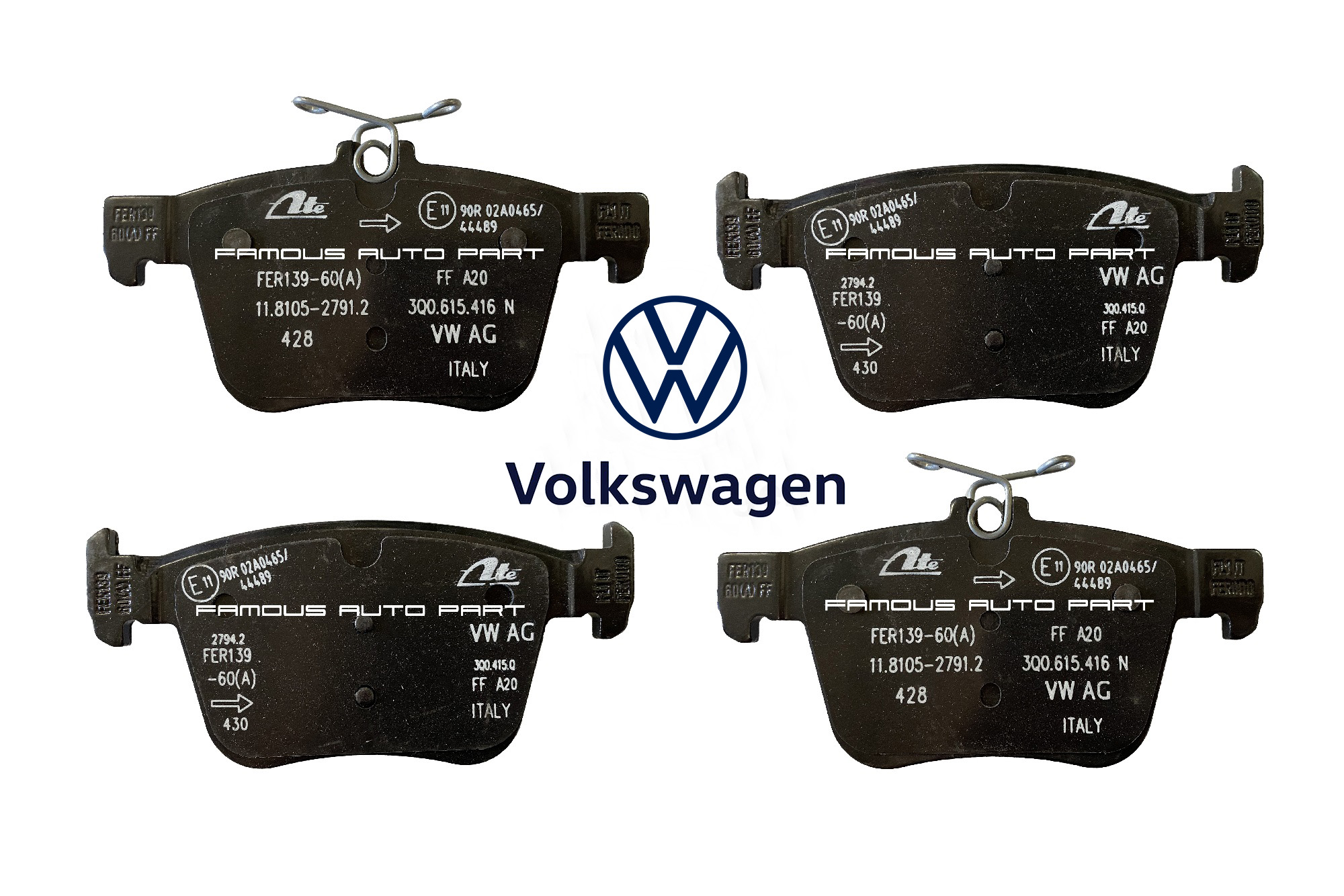 volkswagen passat brake pads