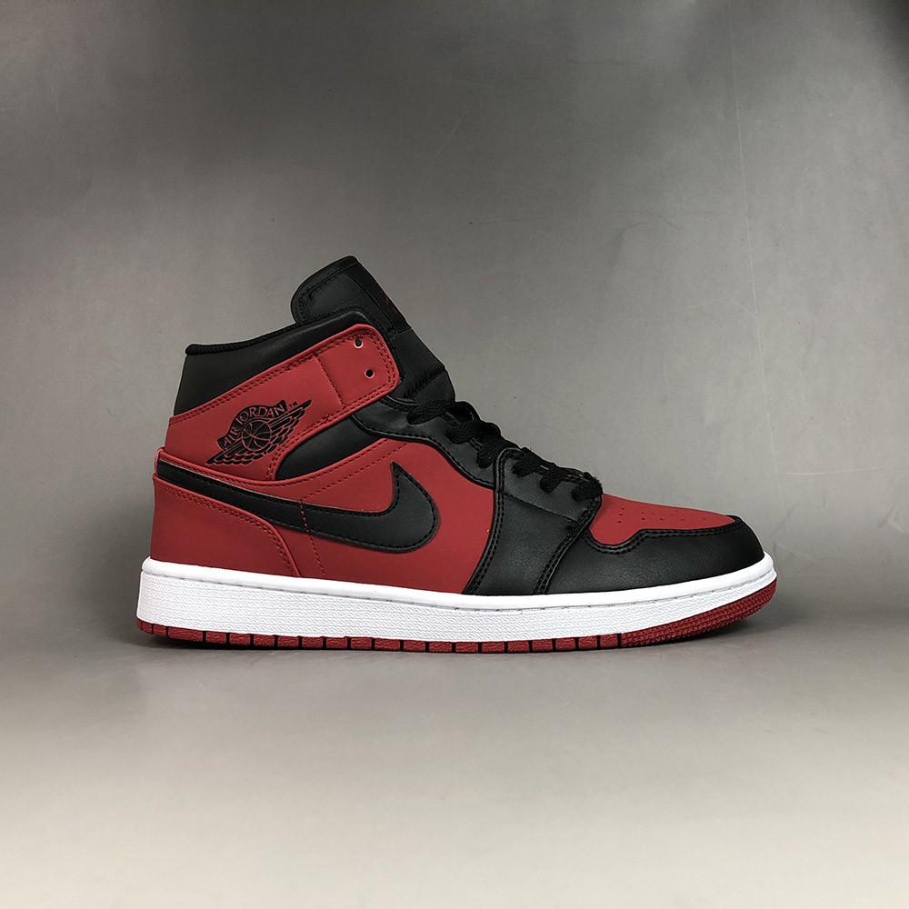 red and black jordan 1 mid
