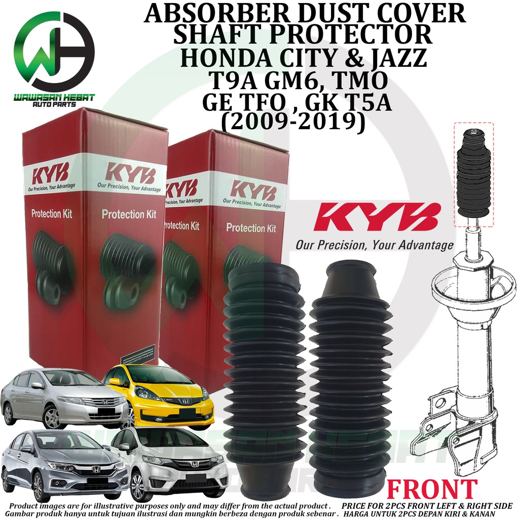 Honda City Tmo T9a Jazz Ge Tfo Gk T5a Front Absorber Dust Cover Protection Kit Kyb Kayaba Original 2009 2019 Shopee Malaysia