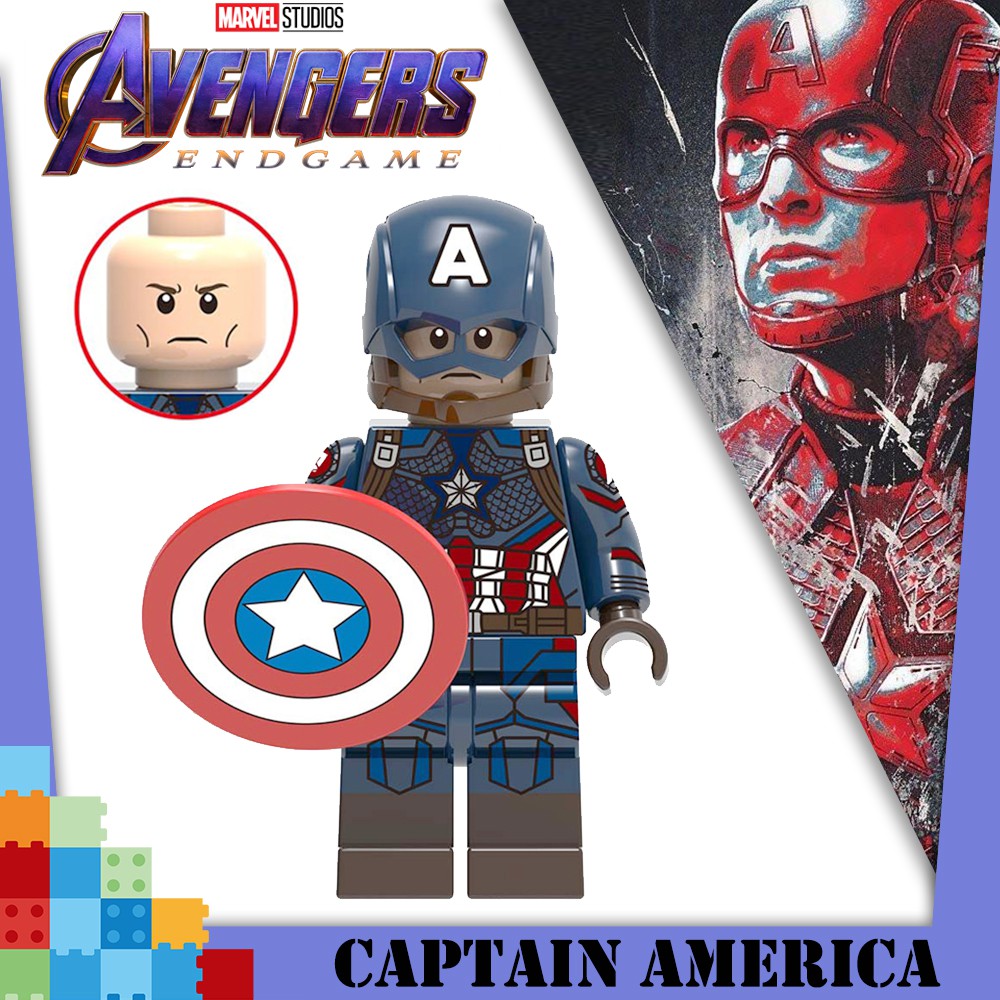 captain america lego figure