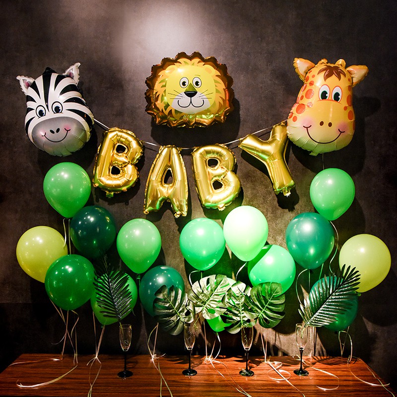 Forest Theme Safari Wildlife Animal Party Baby Shower Decoration