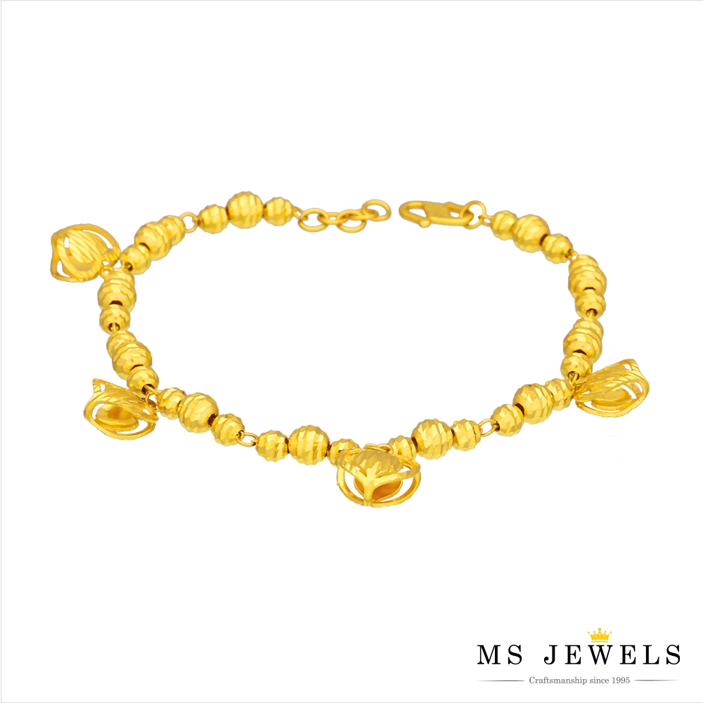 Gold Bracelet Bl 11 78g Guaranteed Real Gold 916 22k Certification Ms Jewels Shopee Malaysia